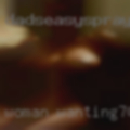 Woman wanting